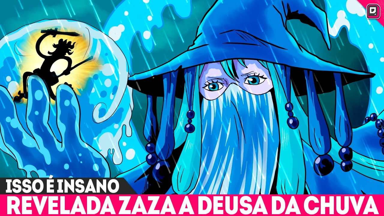 Nova revelação em one piece: Surge zaza, a deusa da chuva e irmã de nika