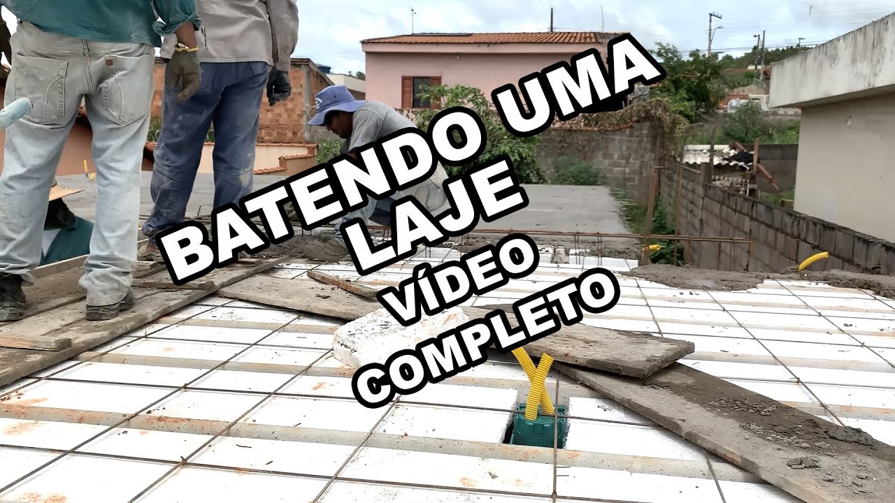 Batendo uma laje - YouTube