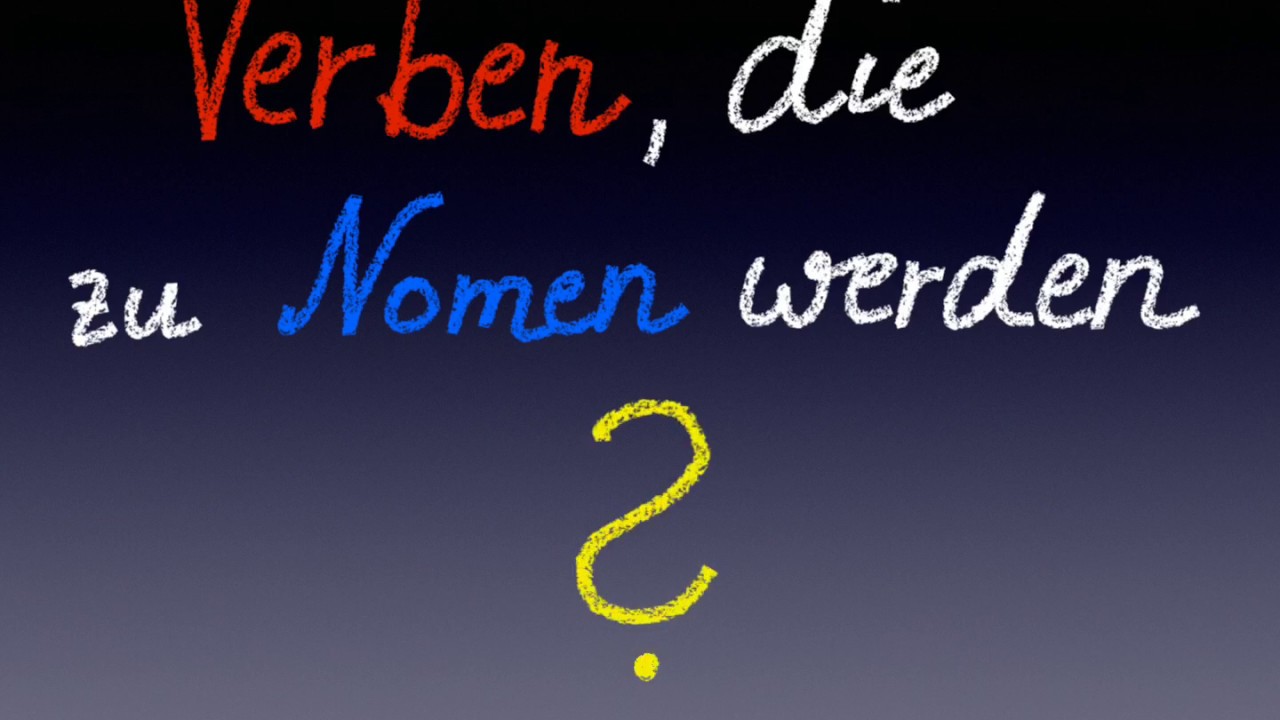 Verben Die Zu Nomen Werden www.youtube.com