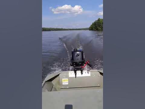 Coleman 5 hp outboard - YouTube
