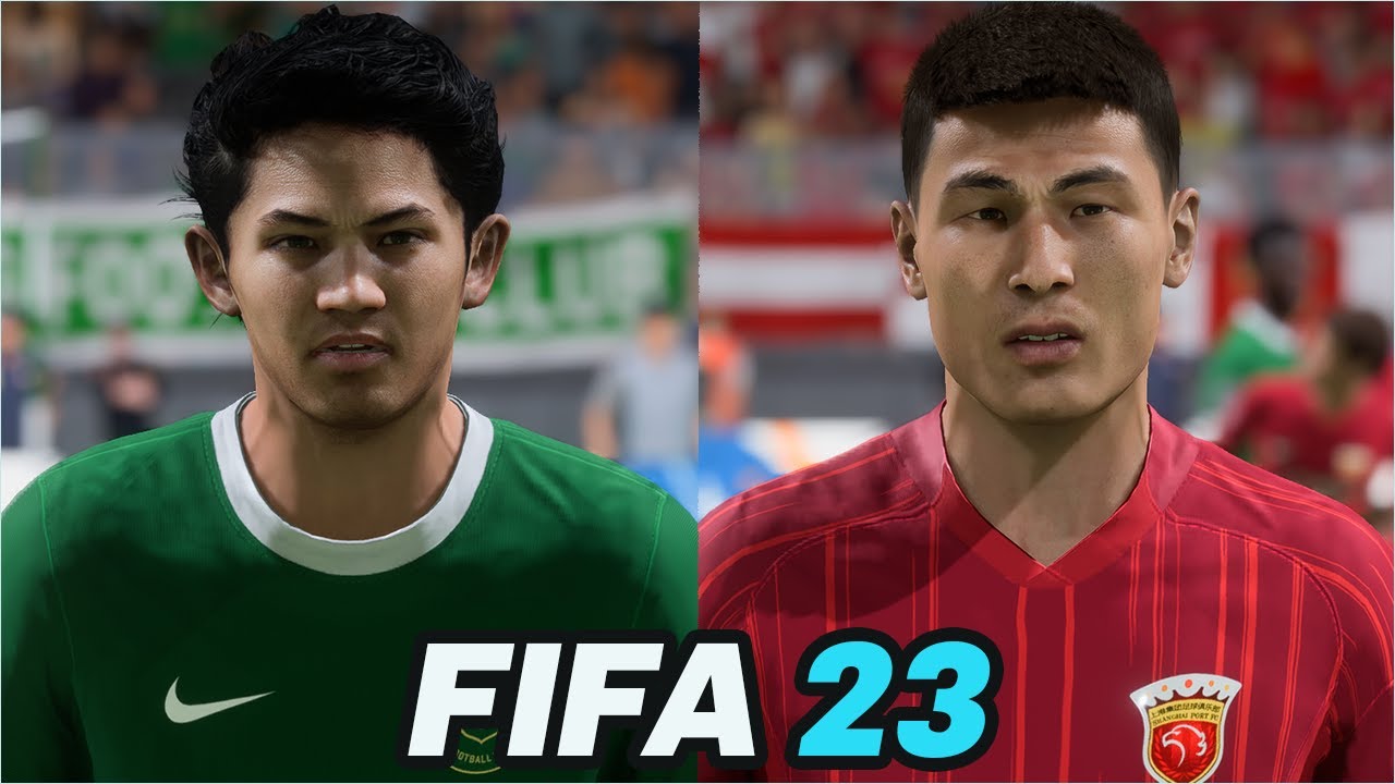 FIFA 23 ALL CHINA SUPER LEAGUE PLAYERS REAL FACES YouTube