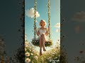 Woman have go Paradise Day is happy!