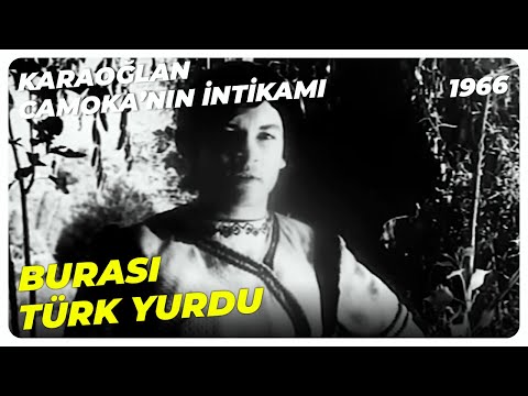 Camoka'nın İntikamı Karaoğlan - Burası Türk Vatanı | Kartal Tibet Figen Say | Yeşilçam Filmi