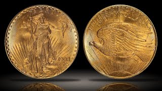 1908 No Motto $20 Gold St. Gaudens Double Eagle PCGS MS65 CAC Amazing Toning and Superb Eye Appeal