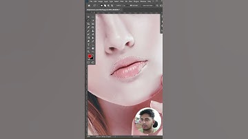 How to Change Lip Color Like Real Lipstick – Professional Photoshop Tutorial #photoshoptutorial