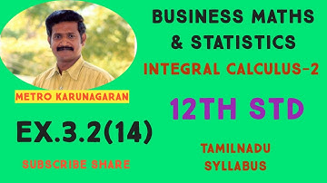 12th Std BM Ex.3.2(14) The marginal cost of production of a firm is given by C