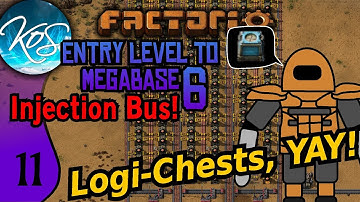 Factorio - Entry Level to Megabase 6: Injection Bus 11 - EXPANDING PRODUCTION