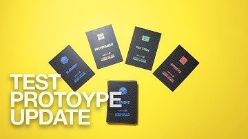 A card game for your music studio? Latest prototype update!