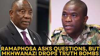 Ramaphosa Asks Questions, But Mkhwanazi Drops TRUTH Bombs | Who’s the Real Leader?
