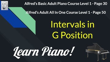 Intervals in G Position - Alfred