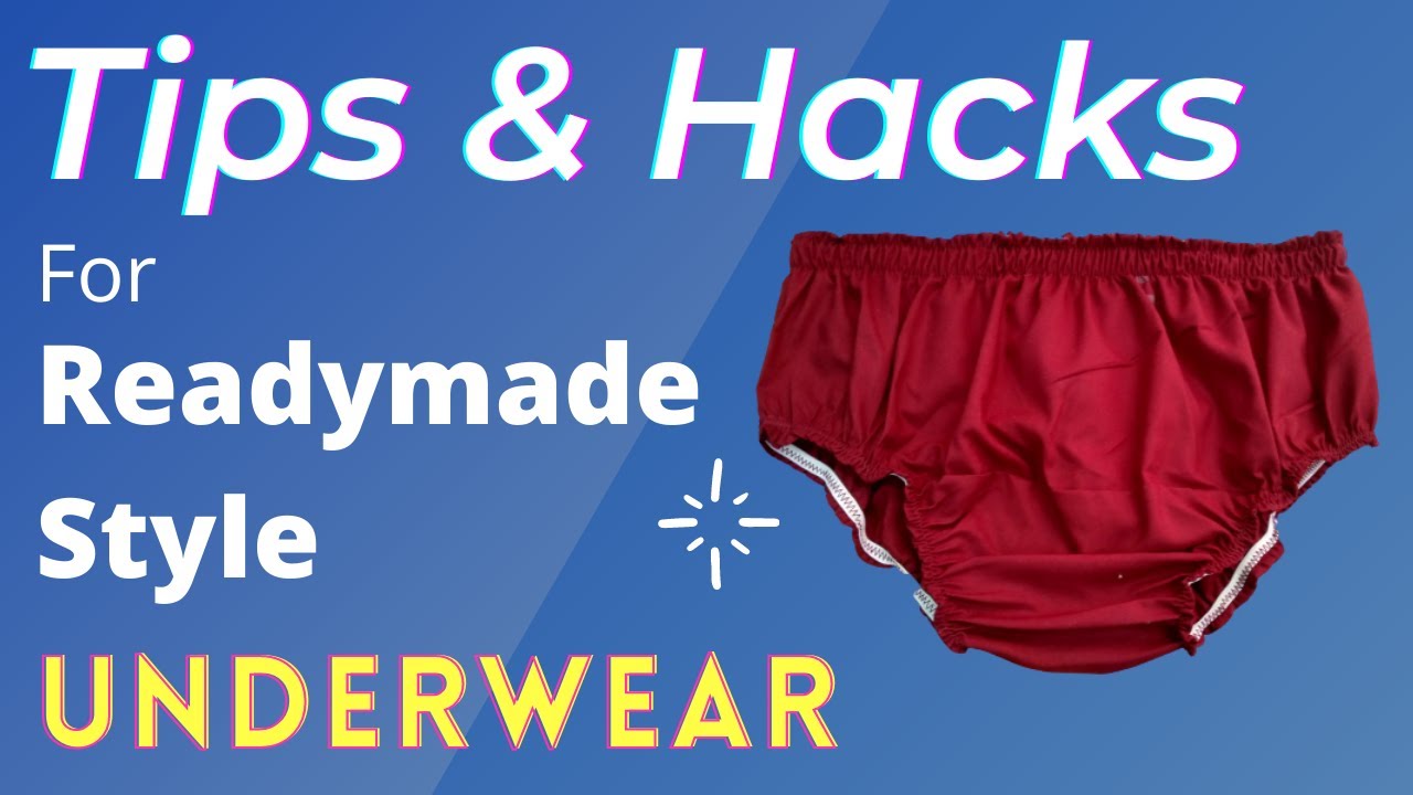 How To Make Women Underwear, DIY Period Underwear