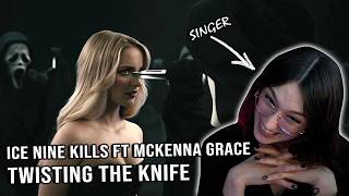 Download Lagu Ghostface Time!!! | Ice Nine Kills ft Mckenna Grace - Twisting The Knife | Singer Reacts | MP3