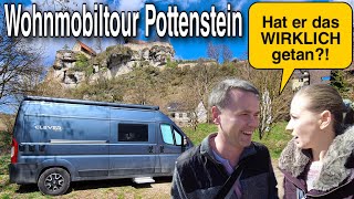 Wohnmobiltour Pottenstein | Andy, echt jetzt ?! | fränkische Schweiz | Reisebericht | Kastenwagen