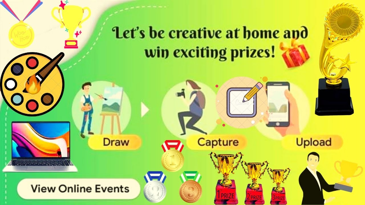 Free Online Art Competition 2023🥰Win Attractive Drawing