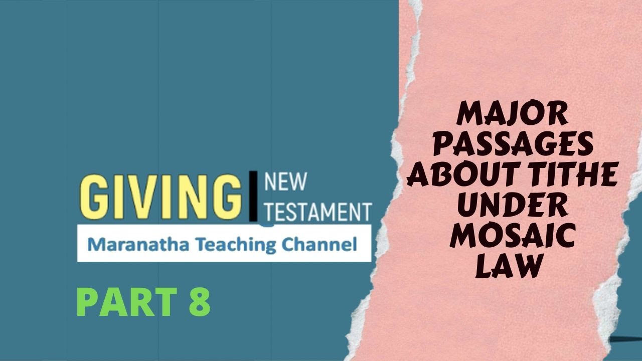 New Testament Giving // Part 08 // Priesthood and Tithe - YouTube