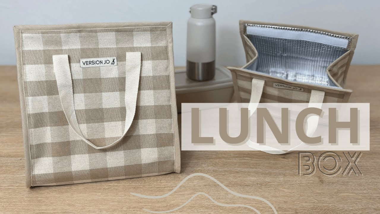 Lunch Box / Lunch Bag cousu main