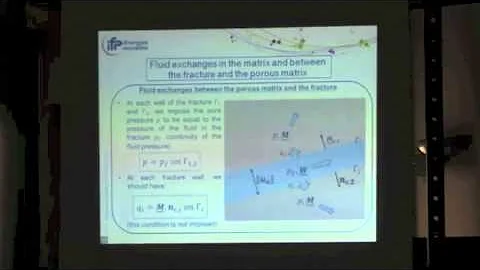 P. Bertrand: "An HM-XFEM model to simulate a fracture network in a porous rock"