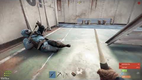 taking cargo ship with hunting bows Rust