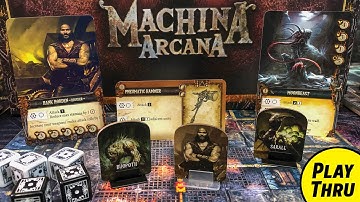 MACHINA ARCANA 3rd Edition Introductory Scenario Solo Playthrough