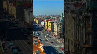 Russia's Most Beautiful Street 🇷🇺 | Nevsky Prospekt & Singer House | Saint Petersburg Travel#shorts