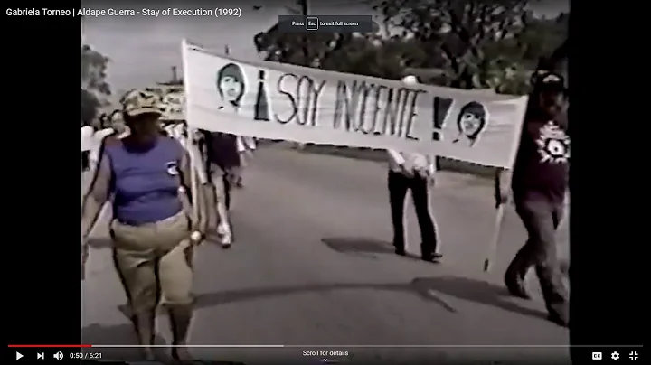 Gabriela Hill -  Aldape Guerra - Stay of Execution...