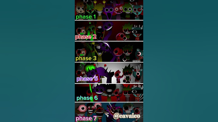 Incredibox Sprunki Phase's phase 1 phase 2 phase 3 phase 5 phase 6 phase 7 #sprunki #incredibox