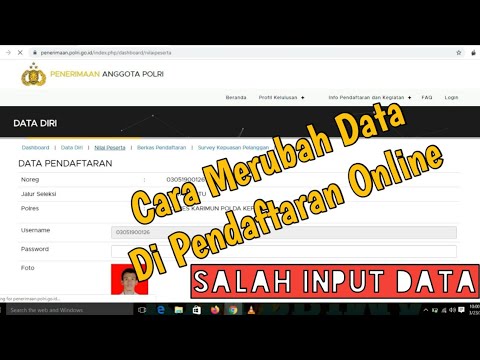 Video: Cara Menukar Data Pendaftaran