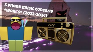 5 Phonk Music Code/ID *Works* (2023-2024)