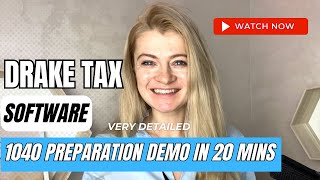 Drake Tax Software Training  How to Prepare 1040 in Drake Tax  Detailed Demo [2022]