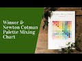 How to Paint a Watercolour Mixing chart with Winsor and Newton Cotman Palette