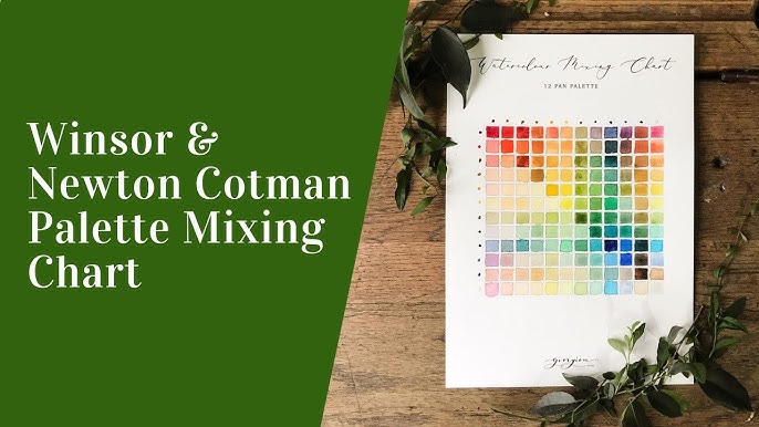 Travel Watercolor Set Tips - Winsor and Newton Cotman Mini Plus Palette  Hack & Test Paint 