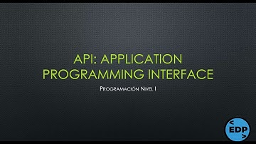 03 - Qué es una API (Application Programming Interface)?
