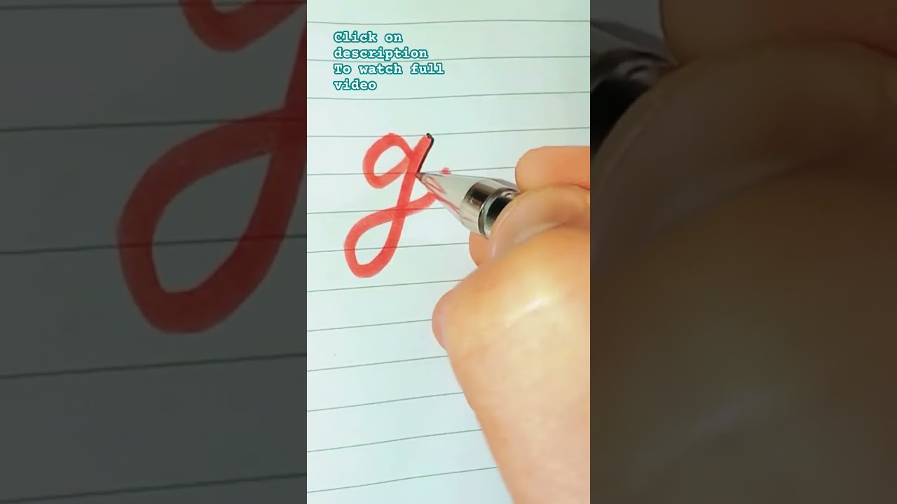 How to write fancy letters 