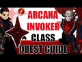 Aqw arcana invoker class full walkthrough  arcana particle quests guide join arcana