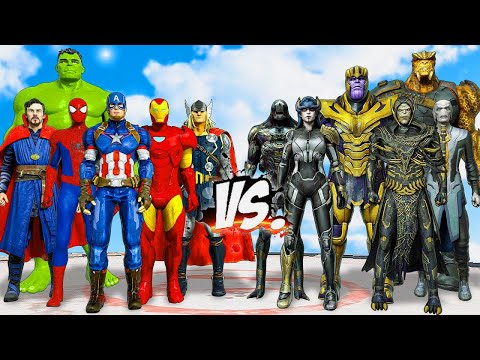 THE AVENGERS vs THANOS & BLACK ORDER