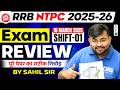 🚨RRB NTPC Exam Analysis 2026 | 16 March Shift 1 Exam Questions + Difficulty Level 💯 | Sahil sir