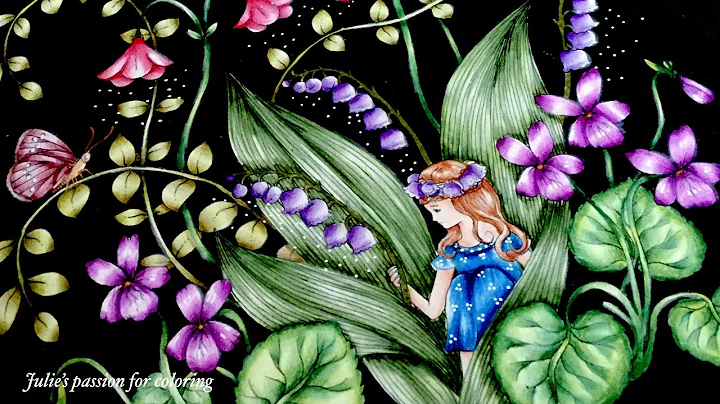 BOTANICUM by Maria Trolle - prismacolor pencils - ...