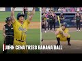 John cena makes his first atbat for savannah bananas   espn