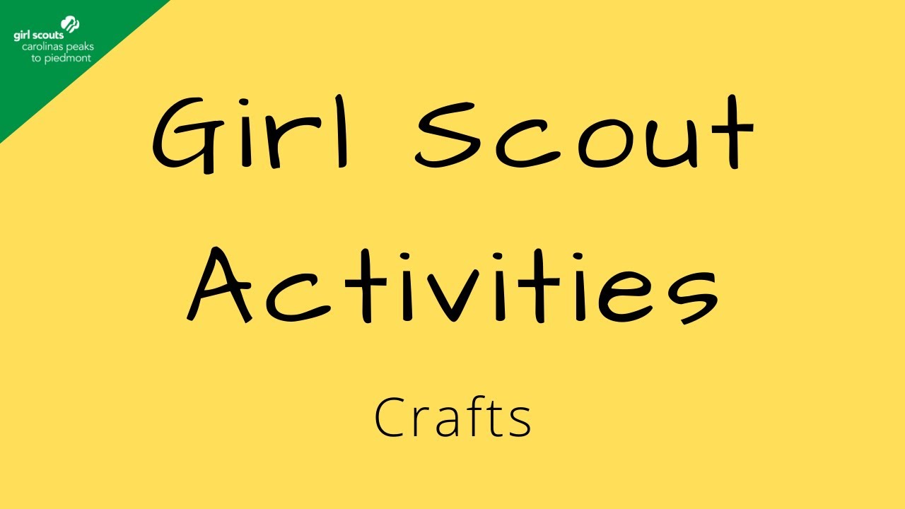 Girl Scouts SWAPS Lesson and Activity - YouTube