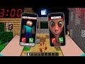 WHICH PHONE WILL NOOB PICK UP AT 3:00AM? IN MINECRAFT : NOOB vs PRO