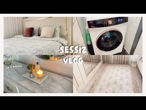 33/ Sessiz vlog/ Benimle 2 gün/ Bol temizlik 🧼/ Buharın gücü/ Kargom geldi 📦