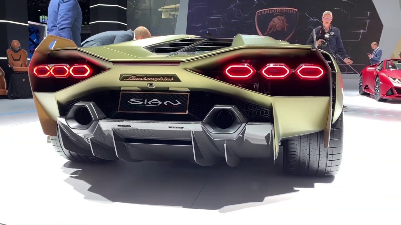 Lamborghini SIAN -3,3 million € hypercar first look ...