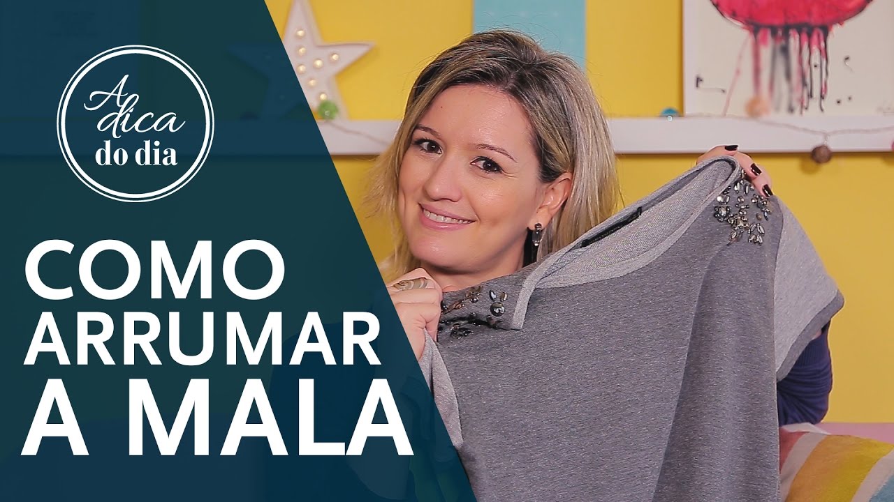 COMO ARRUMAR A MALA (PERFEITA) | A DICA DO DIA COM FLÁVIA FERRARI