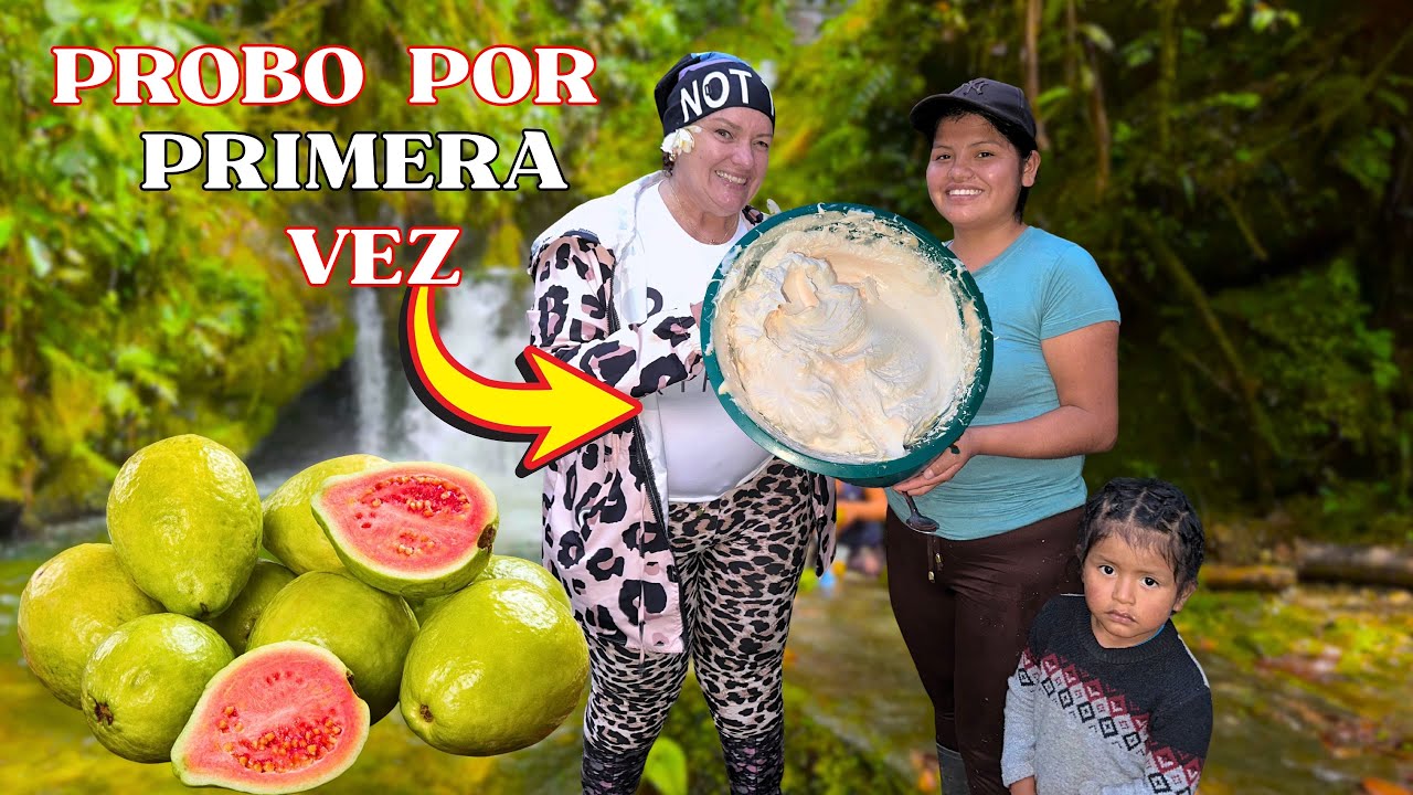 Preparando una deliciosa ESPUMILLA DE GUAYABA con una amiga que vino desde muy lejos - NATHALIA