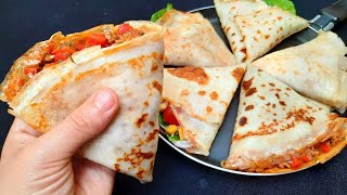 Without egg Without milk ‼ ️Stuffed Savory Crepe Recipe | the recipe that I never tire of preparing 