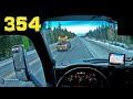 mit Pilot Car durch die Berge - POV - Truck TV Amerika #354