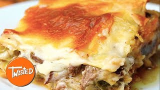 Philly Cheesesteak Lasagna Recipe | Easy Lasagna Recipes | Family Dinner Ideas | Twisted