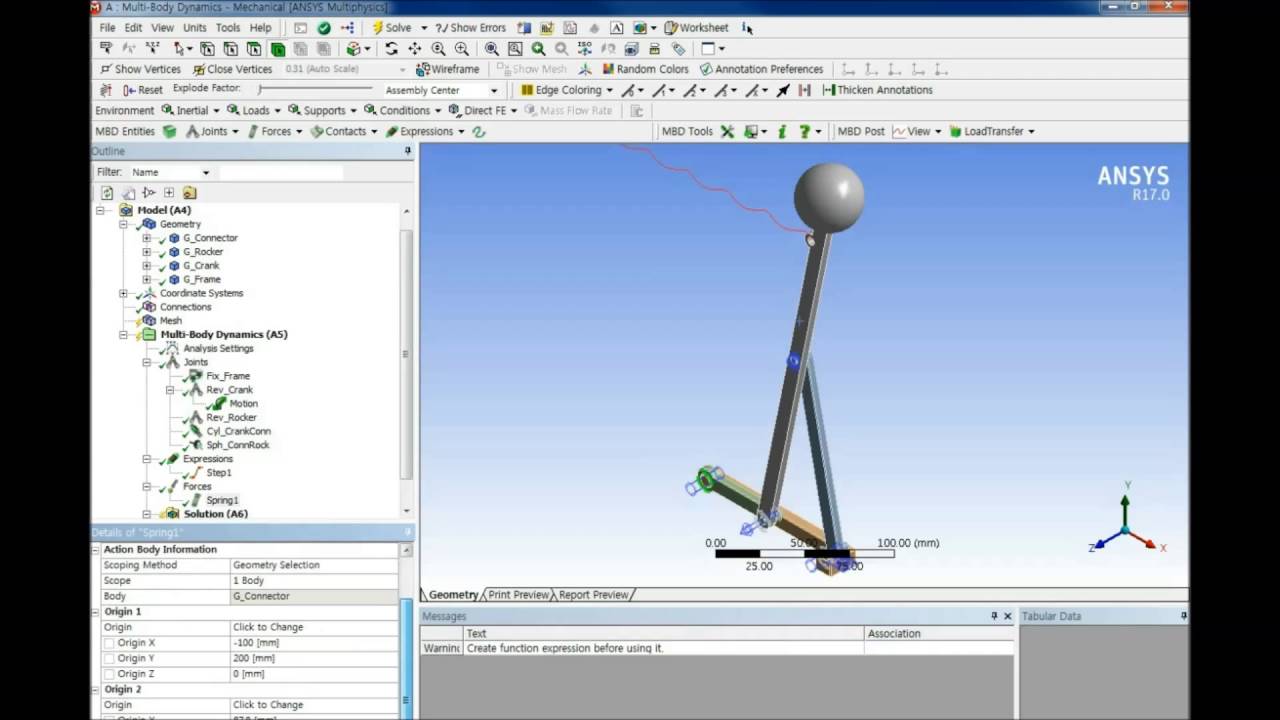 MBD for ANSYS Demo (Korean) - YouTube