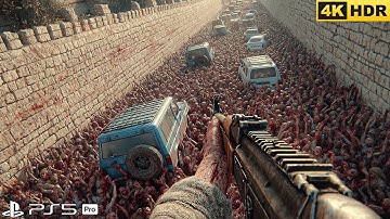 SURVIVAL IN ZOMBILAND CRAZY ATTACK ( PS5 PRO) Immersive Realistic ULTRA Graphics (4K 60FPS HDR)