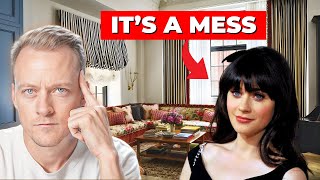 Zooey Deschanel’s AD home tour was… weird